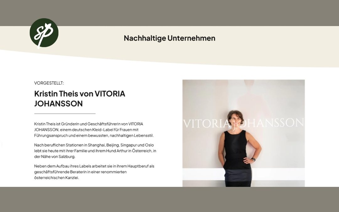 Kristin im Interview des Nachhaltigkeitsmagazins bei Steffi Pingel